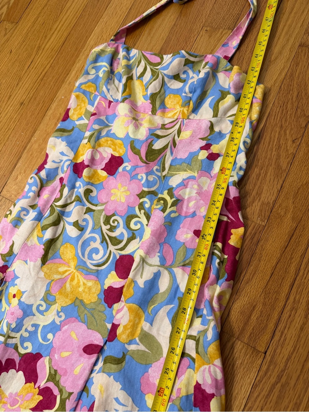 Zara Floral Halter Midi Dress in Multicolor - Picture 10 of 10